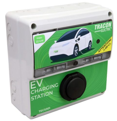 TRACON TECS301 - E-AUTÓ TÖLTŐÁLLOMÁS 22kW 3×32A/400V 22kW TYPE2