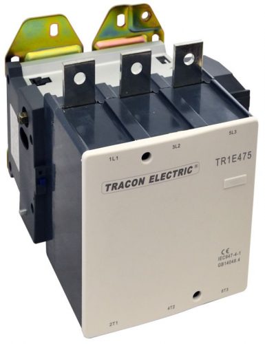 TRACON TR1E410 - Nagyáramú kontaktor 415V, 50Hz, 410A, 200kW, 230V AC, 3×NO+1×NO