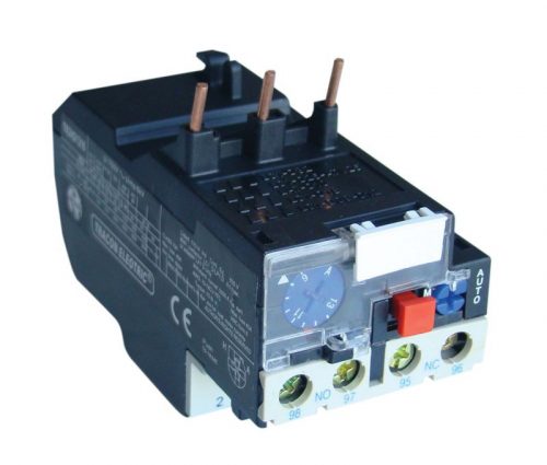 TRACON TR2HD1308 - Termikus túláramvédelmi relé TR1D kontaktorokhoz 690V, 0-400Hz, 2,5-4A, 1×NC+1×NO