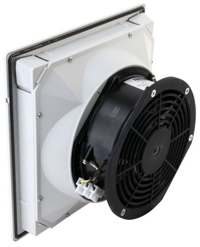 TRACON V170 - Szellőztető ventilátor szűrőbetéttel 250×250mm, 170/230 m3/h, 230V 50/60Hz, IP54