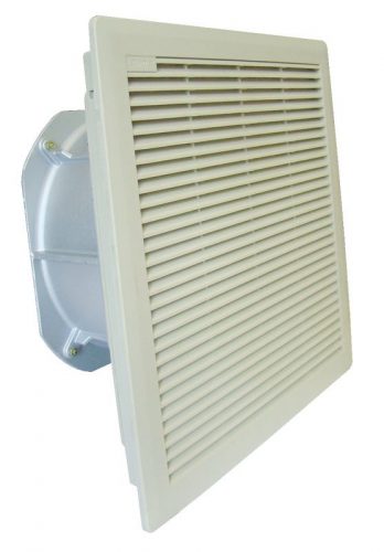 TRACON V360 - Szellőztető ventilátor szűrőbetéttel 325×325mm, 360/500 m3/h, 230V 50/60Hz, IP54