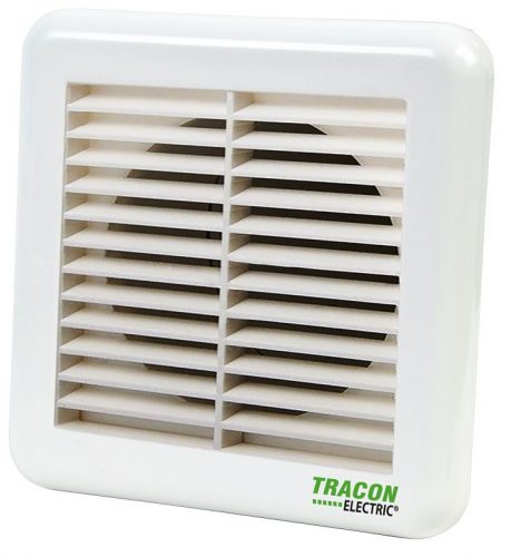 TRACON VFS100 - Kültéri fix zsalu ráccsalfürdőszoba ventilátorhoz 151×151×45mm, D=96mm