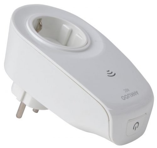 TRACON WANKUOOSW6301 - Csatlakozó aljzat adapter wifis kapcsolóval 230 V, 50 Hz, 16 A, MAX. 3500 W, Wi-Fi: 2.4 GHz