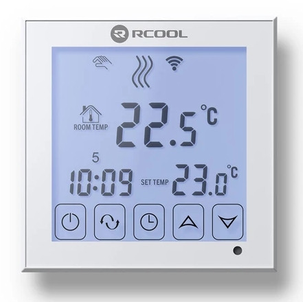 SZOBATERMOSZTÁT RCOOL VISION WIFI DIGITÁLIS PROGRAMOZHATÓ MODELL