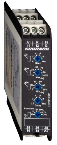 SCHRACK - UR6I1052 Áramfelügyeleti relé, 1 fázisú, 5A, 24-240VAC/DC