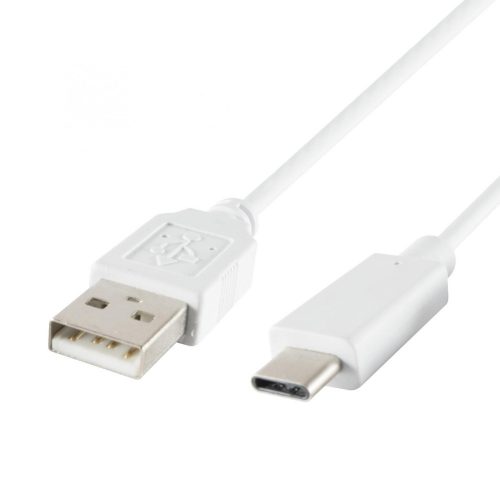 SOMOGYI ELEKTRONIC - USBC 1 - USB-C töltőkábel, 1m, fehér