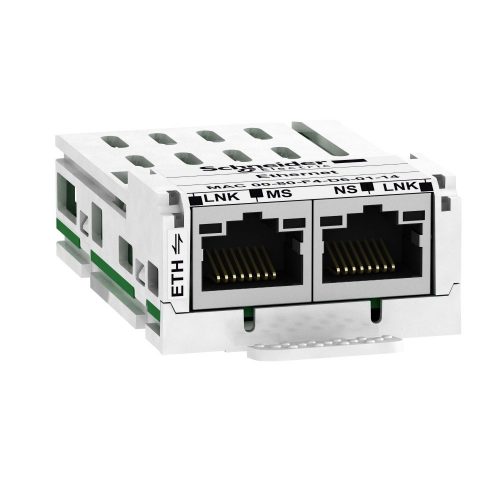 SCHNEIDER VW3A3616 - Altivar frekvenciaváltó kiegészítő, Kommunikációs modul, Modbus tCP/IP - Ethernet tCP/IP, 2xRJ45, ATV320 hajtáshoz