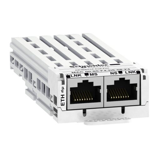 SCHNEIDER VW3A3720 - Altivar frekvenciaváltó kiegészítő, Kommunikációs modul, Ethernet/IP-Modbus tCP/IP, 2xRJ45, ATV600 frekvenciaváltóhoz