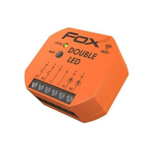 F>F Filipowski - FOX LED vezérlő - 2 csatornás LED vezérlő, WiFi - HD Hungária - WI-LED2S2-P