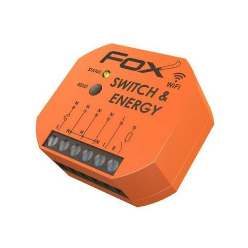 F>F Filipowski - FOX vezérlőrelé, figyelő funkciók - Relé, feszültség, áram, fogyasztás figyelés, WiFi - HD Hungária - WI-R1S1-P