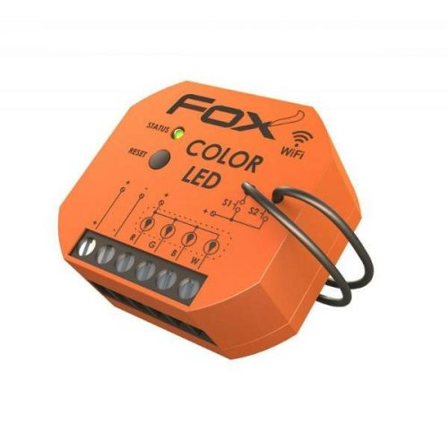 F>F Filipowski - FOX színes LED vezérlő - RGBW színes LED vezérlő 12/24V, WiFi - HD Hungária - WI-RGBW-P