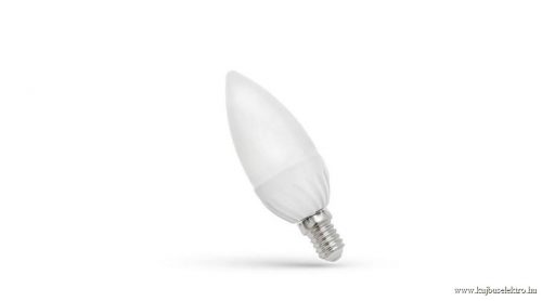 LED Gyertya E14 230V 6W NW