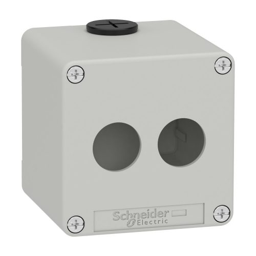 SCHNEIDER XAPD1502 - EMPTY GREY 2 HOLES CONTROL BOX