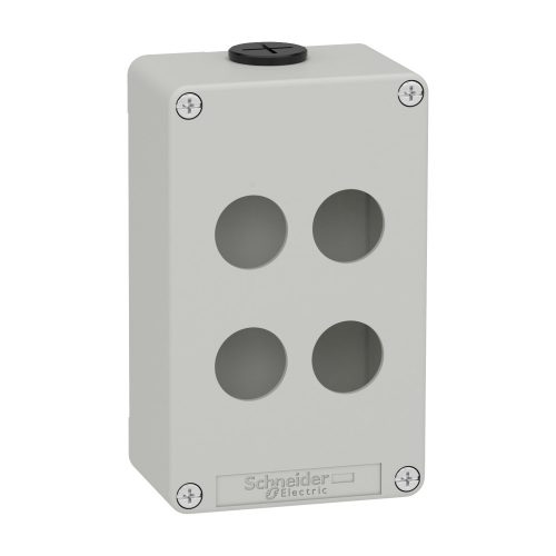 SCHNEIDER XAPD2204 - EMPTY GREY 4 HOLES CONTROL BOX