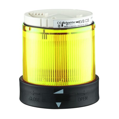 SCHNEIDER XVBC2B8 - Harmony XVB Ø70 fényoszlop fénymodul, LED, folyamatos fényű, sárga, 24VAC/DC