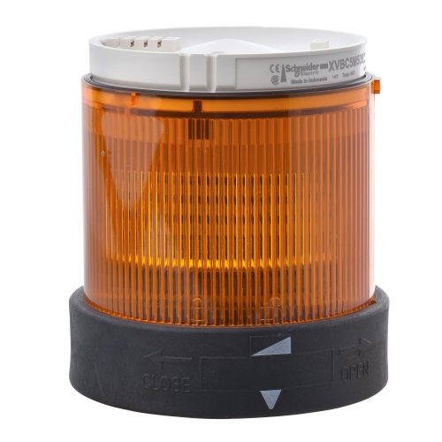 SCHNEIDER XVBC5M5 - Harmony XVB Ø70 fényoszlop fénymodul, LED, villogó, narancs, 230VAC