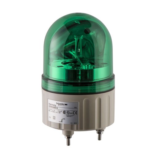 SCHNEIDER XVR08B03 - Harmony XVR forgútükrös jelzőfény, LED-es, Ø84, IP23, zöld, 24VAC/DC