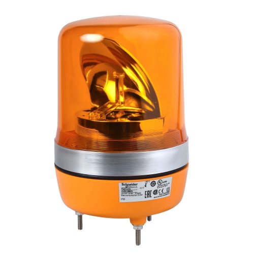 SCHNEIDER XVR10B05 - Harmony XVR forgútükrös jelzőfény, LED-es, Ø106, IP23, narancs, 24VAC/DC