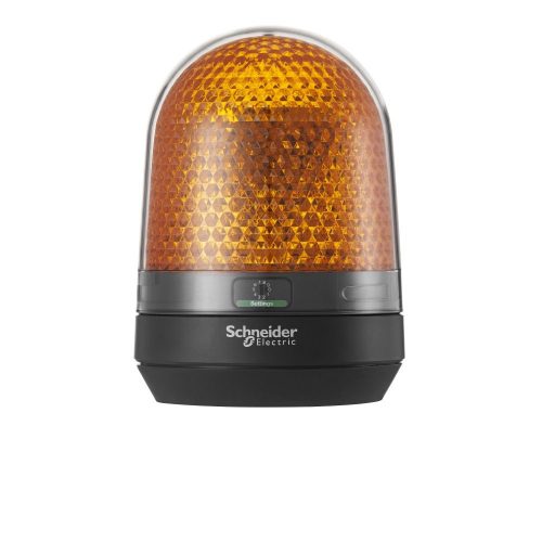 SCHNEIDER XVR3B05 - Harmony XVR forgófényű jelzőegység, LED-es, Ø100, IP65, narancs, 12-24VAC/DC