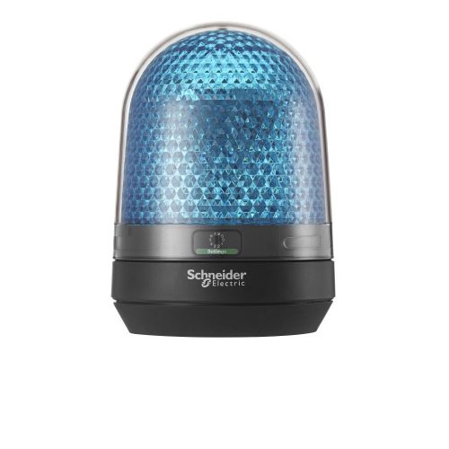 SCHNEIDER XVR3B06 - Harmony XVR forgófényű jelzőegység, LED-es, Ø100, IP65, kék, 12-24VAC/DC