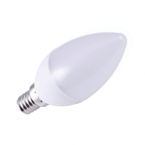 LED izzó 5W - C37 / E14 / SMD / 6500K - ZLS702