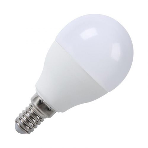 LED izzó 8W - G45 / E14 / SMD / 6500K - ZLS804